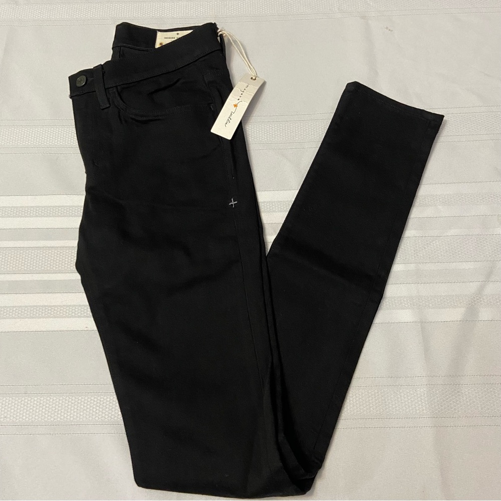 Imogene + Willie Black Womens Imogene Slim Jeans New! Sz 24* see measurements